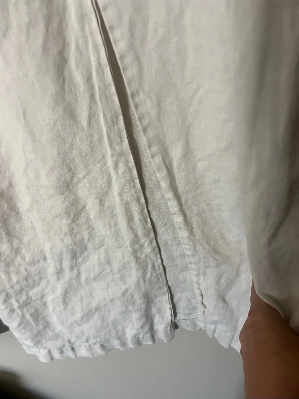 Sold sold sold Quince Sand European Linen Side Slit Maxi Skirt sand large